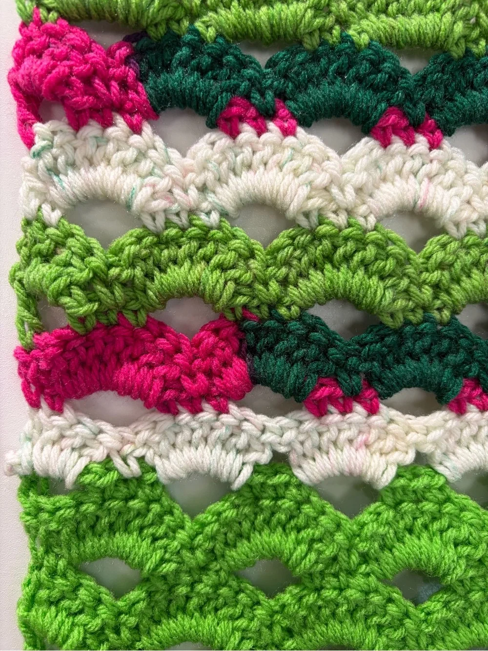 Handmade Crochet Hair Bow & Accessory Organizer Girls Room Wall Hanging